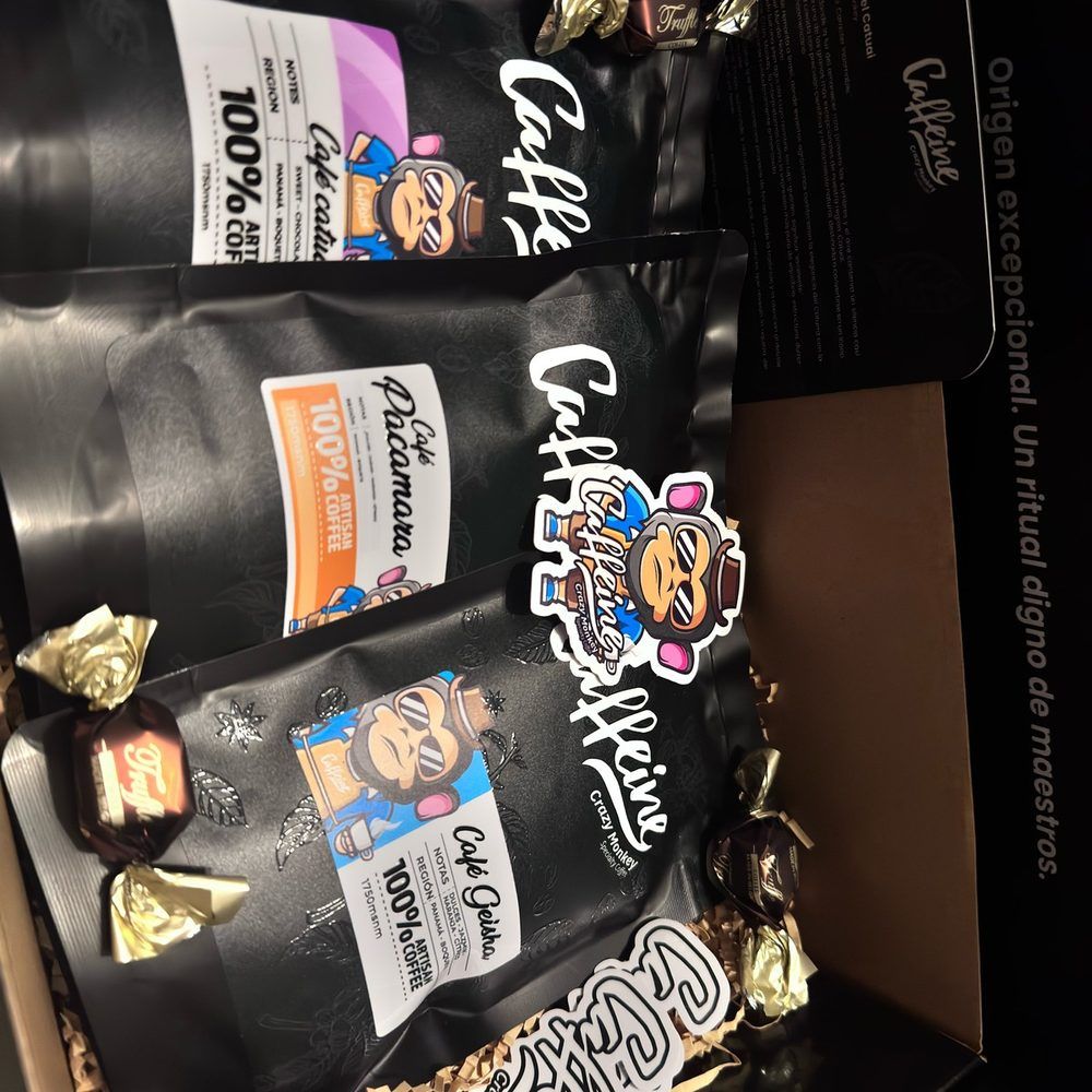 Caja de regalo corporativa con las tres variedades